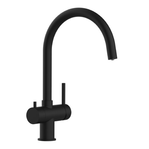 gefilterd-water-kraan-RVS-Boog-in-Mat-zwart-Vizio